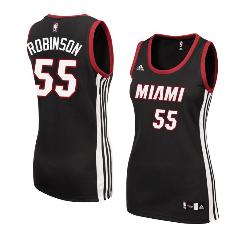 women's duncan robinson black hardwood classics jersey